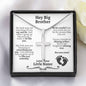 New Big Brother Cross Necklace - Love You This Much