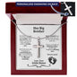 New Big Brother (Little Sister) Cross Necklace - Love You This Much