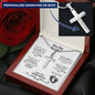 New Big Brother (Little Sister) Cross Necklace - Love You This Much