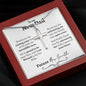 New Dad Normal Cross Necklace (Future Mrs.Smith) - Love You This Much