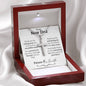 New Dad Normal Cross Necklace (Future Mrs.Smith) - Love You This Much