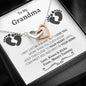 New Grandma (Mom's Tummy) Interlocking Hearts Necklace - Love You This Much