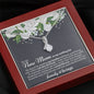 New Mom (Mother in Law) From Bride Alluring Beauty Necklace - Love You This Much