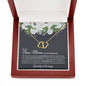 New Mom Wedding Solid Gold Necklace - Love You This Much