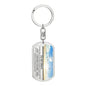 Niece Cherished Chapters Dog Tag Keychain - Love You This Much