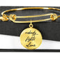 Nobody Fights Alone Bangle Bracelet - Love You This Much
