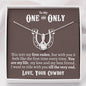 One and Only (Cowboy) Alluring Beauty Necklace - Love You This Much