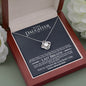 Our Daughter (Last Breath) Mom & Dad Love Knot Necklace - Love You This Much