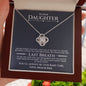 Our Daughter (Last Breath) Mom & Dad Love Knot Necklace - Love You This Much