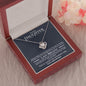 Our Daughter (Last Breath) Mom & Dad Love Knot Necklace - Love You This Much