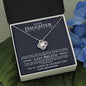 Our Daughter (Last Breath) Mom & Dad Love Knot Necklace - Love You This Much