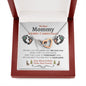 Our Mommy (Tummy) Christmas Interlocking Hearts Necklace - Love You This Much