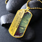 Our Son Cherished Chapters Dog Tag Necklace - Love You This Much