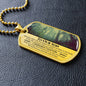 Our Son Cherished Chapters Dog Tag Necklace - Love You This Much