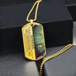 Our Son Cherished Chapters Dog Tag Necklace - Love You This Much