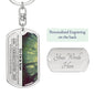 Our Son Cherished Chapters Keychain - Love You This Much