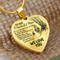 OUR Wonderful Mom Heart Necklace - Love You This Much
