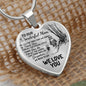 OUR Wonderful Mom Heart Necklace - Love You This Much