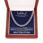 Papa Cuban Chain Necklace - Love You This Much