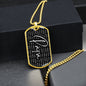 Papa Dog Tag Necklace - Love You This Much