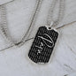Papa Dog Tag Necklace - Love You This Much