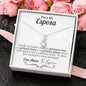 Para Mi Esposa Alluring Beauty Necklace - Love You This Much