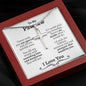 Pawpaw Cross Necklace - Love You This Much