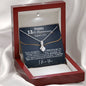 Personalized 12th Anniversary Alluring Beauty Necklace - Love You This Much