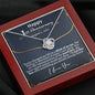 Personalized 1st Anniversary Love Knot Necklace - Love You This Much