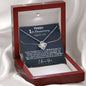 Personalized 1st Anniversary Love Knot Necklace - Love You This Much
