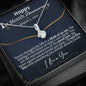 Personalized 1st Month Anniversary Alluring Beauty Necklace - Love You This Much