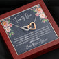 Personalized 21st Birthday Interlocking Hearts Necklace - Love You This Much