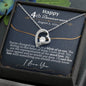 Personalized 4th Anniversary Forever Love Necklace - Love You This Much