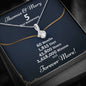 Personalized 5 Year Anniversary Alluring Beauty Necklace - Love You This Much