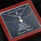 Personalized 5 Year Anniversary Alluring Beauty Necklace - Love You This Much