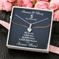 Personalized 5 Year Anniversary Alluring Beauty Necklace - Love You This Much