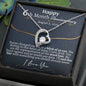 Personalized 6 Month Anniversary Forever Love Necklace - Love You This Much