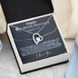 Personalized 6 Month Anniversary Forever Love Necklace - Love You This Much