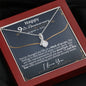 Personalized 9th Anniversary Alluring Beauty Necklace - Love You This Much