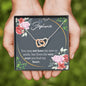 Personalized Adopted Child (Adoption) Interlocking Hearts Necklace - Love You This Much
