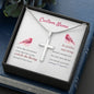 Personalized Be Positive Cross Necklace - Love You This Much