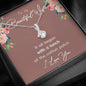 Personalized Beautiful Wife Alluring Beauty Necklace - Love You This Much