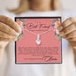 Personalized Best Friend Wedding Alluring Beauty Necklace - Love You This Much