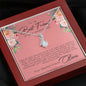 Personalized Best Friend Wedding Alluring Beauty Necklace - Love You This Much
