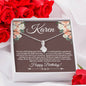 Personalized Birthday during Pandemic Alluring Beauty Necklace - Love You This Much