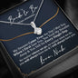 Personalized Bride to Be Always Remember Alluring Beauty Necklace - Love You This Much