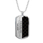 Personalized Brother (From Sibling) Dog Tag Necklace - Love You This Much