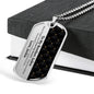 Personalized Brother (From Sibling) Dog Tag Necklace - Love You This Much