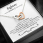 Personalized Fighter Interlocking Hearts Necklace - Love You This Much