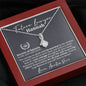 Personalized Future Lawyer Alluring Beauty Necklace - Love You This Much
